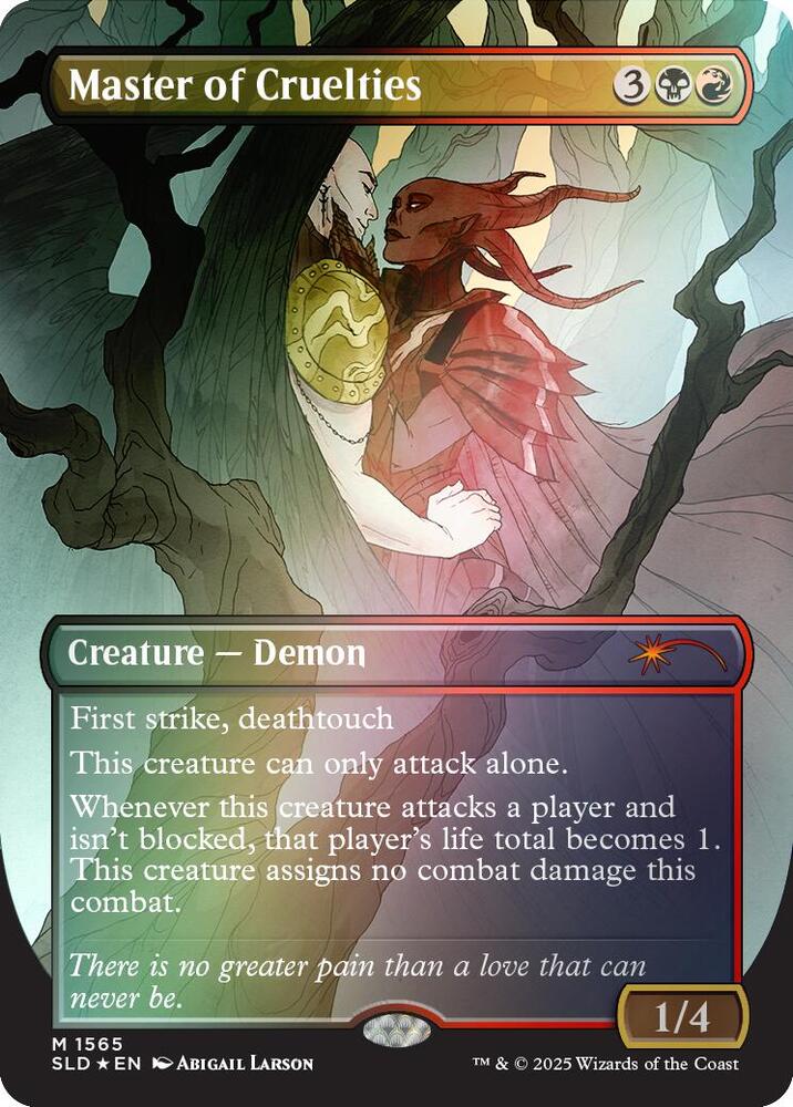 Master of Cruelties (Rainbow Foil) - Secret Lair Drop Series