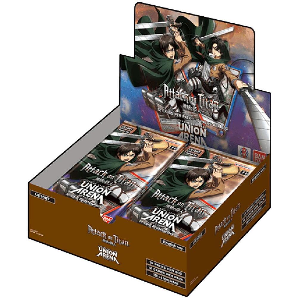 attack on titan vol 2 booster box Bandai (BANDAI) Union Arena Booster Pack, Attack on Titan Vol.2 [EX10BT] ( Box) 16 Pack : Amazon.ca: Toys & Games main image 0