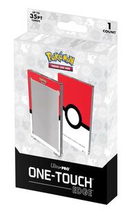 Single 35pt ONE-TOUCH Edge - Poké Ball Printed Magnetic Card Holder for Pokémon · Ultra Pro Toploaders