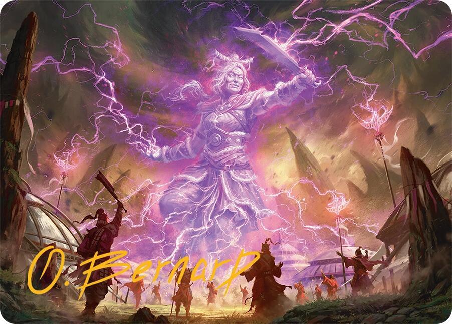 Smile at Death Art Card (4/54) (Gold-Stamped Signature) - Art