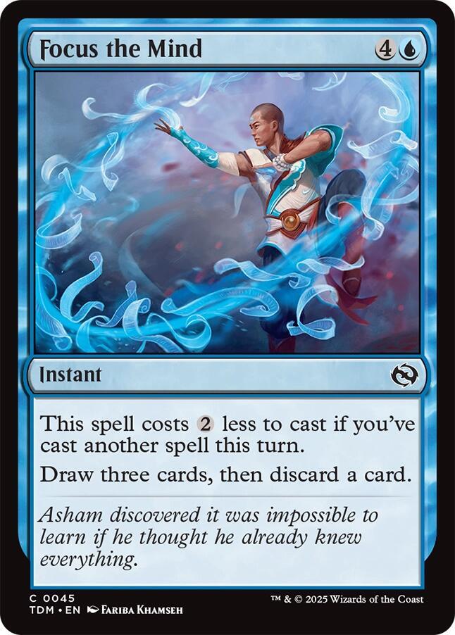 Focus the Mind - Tarkir: Dragonstorm - Magic: The Gathering