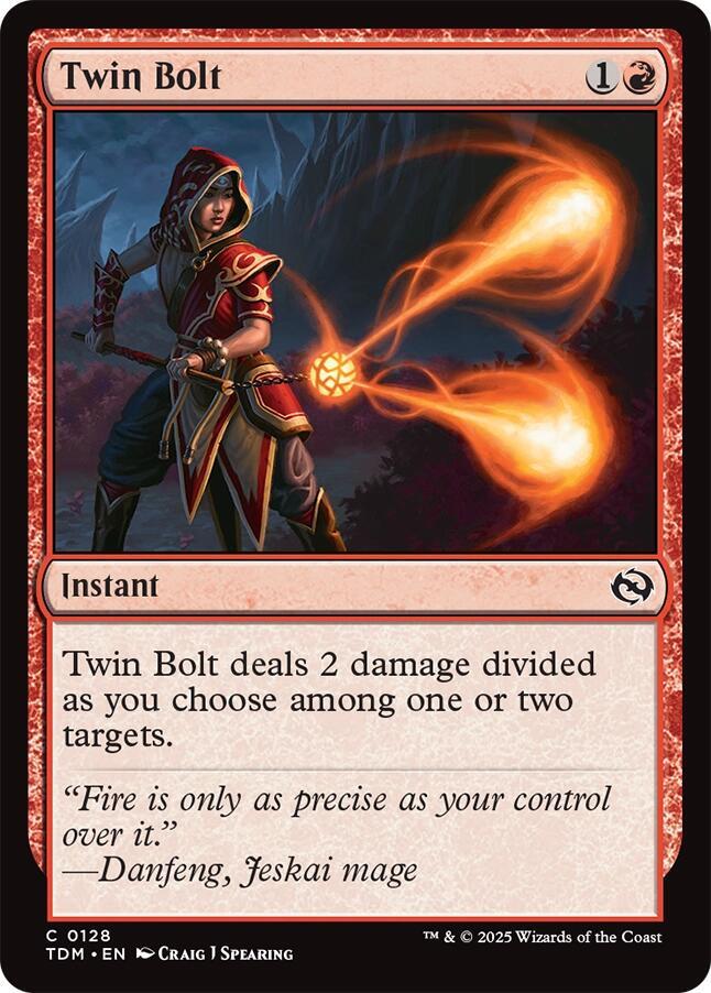 Twin Bolt - Tarkir: Dragonstorm - Magic: The Gathering - TCGplayer.com