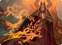 Abzan Devotee Art Card (10/54) (Gold-Stamped Signature) - Art