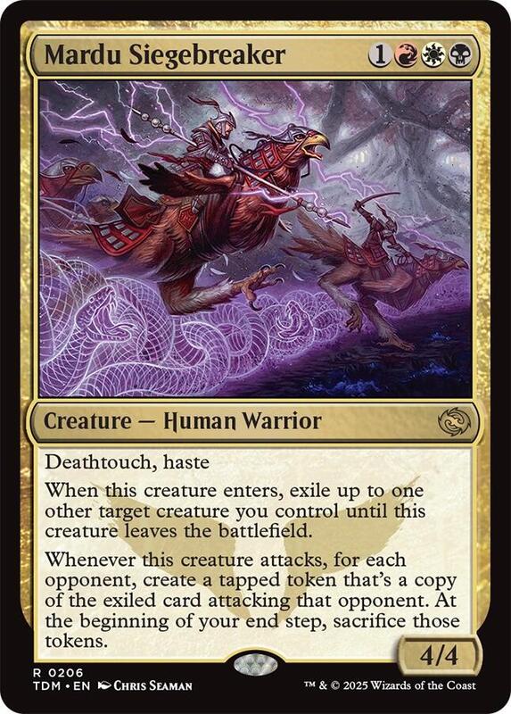 Mardu Siegebreaker - Tarkir: Dragonstorm - magic
