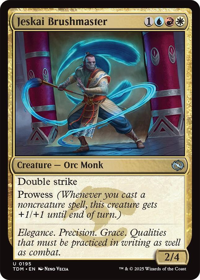 Jeskai Brushmaster 195 card
