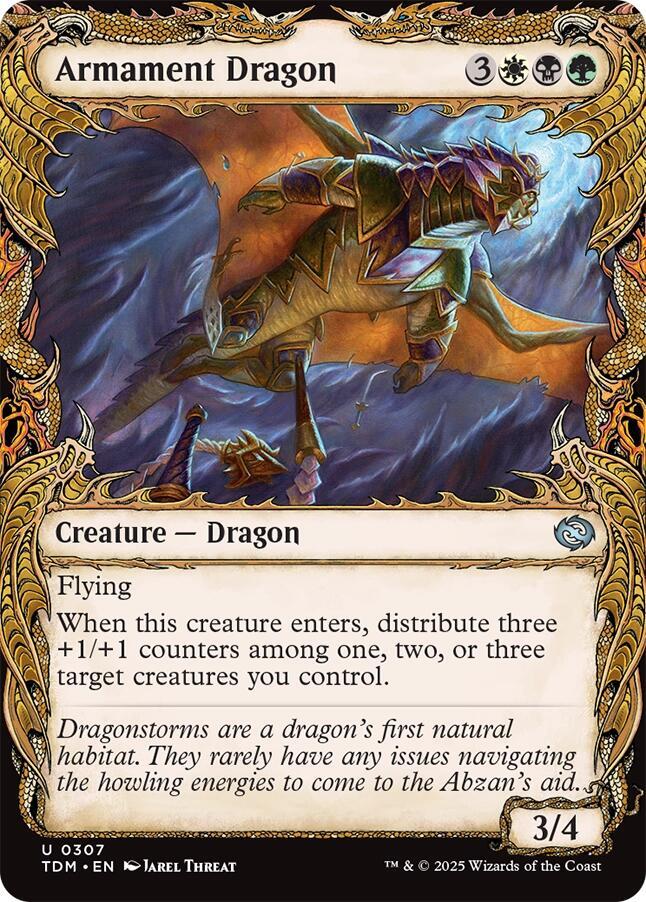 Armament Dragon (Showcase) - Tarkir: Dragonstorm - Magic: The