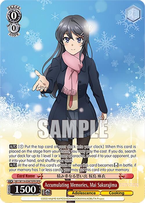 Accumulating Memories, Mai Sakurajima (OFR)