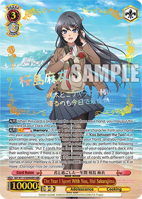 The Year I Spent With You, Mai Sakurajima (ABR)