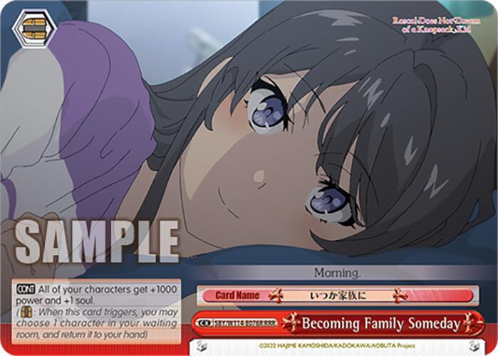 Becoming Family Someday (RRR)