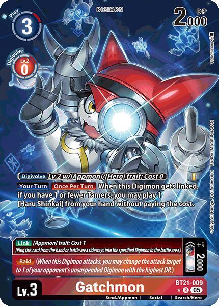 Gatchmon Alternate Art digimon card