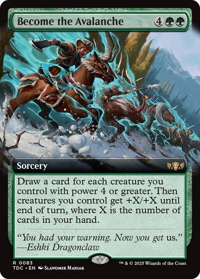 Become the Avalanche Extended Art
