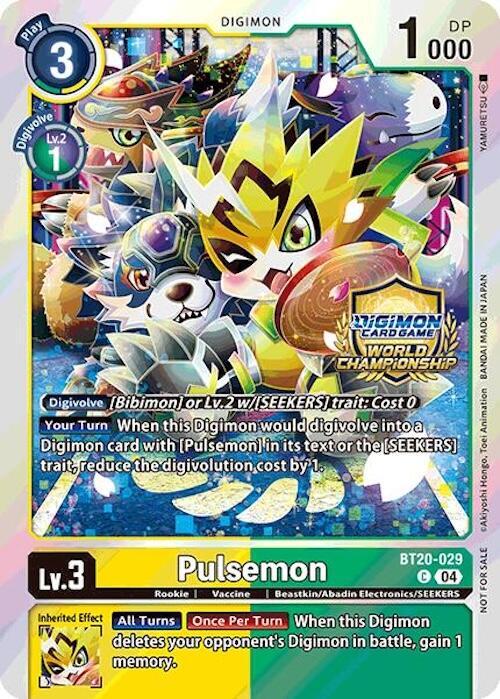 Pulsemon Regionals 25 26 Champion Card Set Season 1 (Foil)