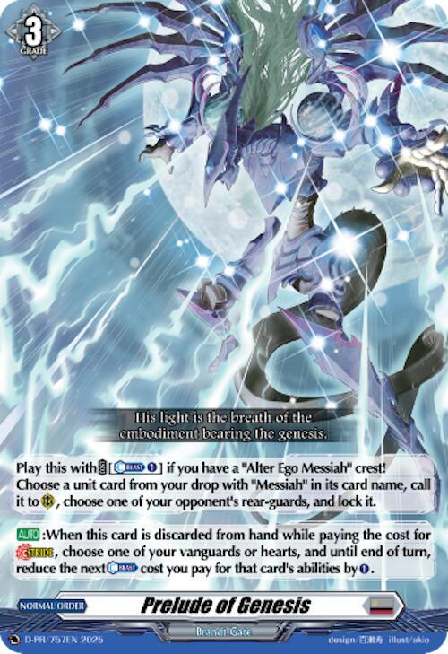 Prelude of Genesis D PR 757EN Price & Card Details — D Promo Cards