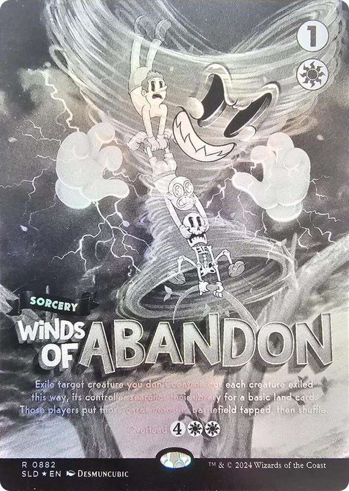 Winds of Abandon (Black & White Foil) - Secret Lair Drop Series
