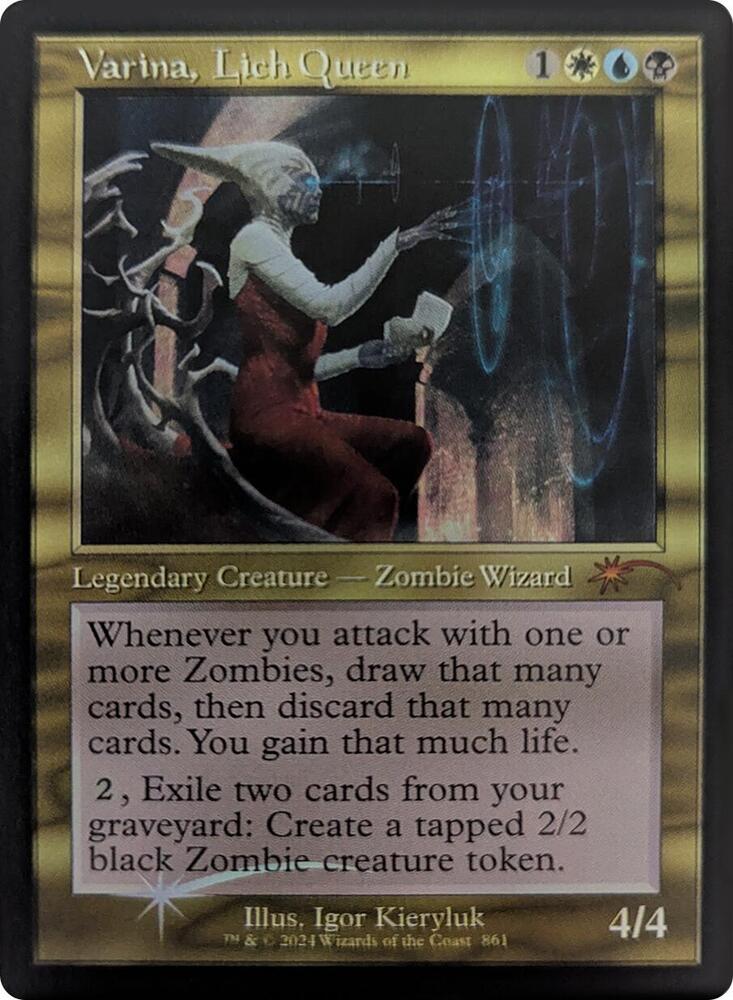 Varina, Lich Queen (Retro Frame) - Secret Lair Drop Series - Magic