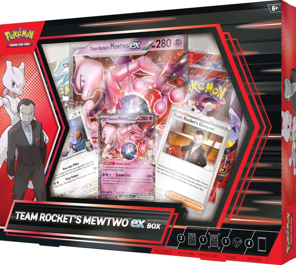 [美品]Team Rocket Mewtwo EX Team Rocket Tin [Team Rocket's Mewtwo ex] - Miscellaneous Cards