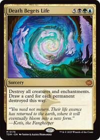 Death Begets Life - Promo Pack: Tarkir: Dragonstorm - Magic: The Gathering card