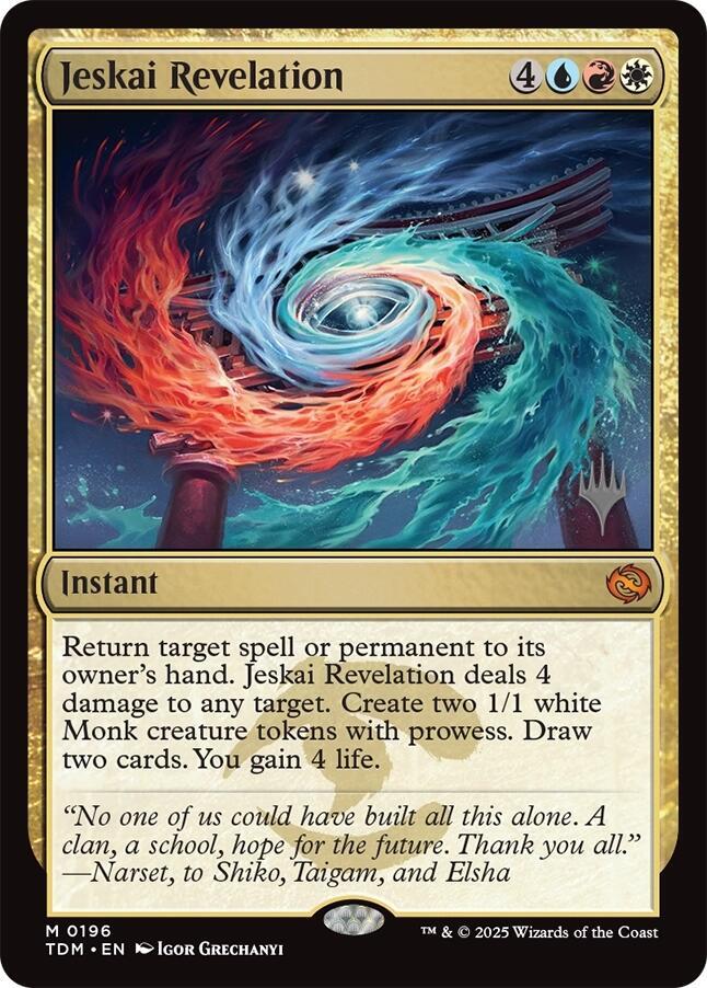 Jeskai Revelation - Promo Pack: Tarkir: Dragonstorm - Magic: The