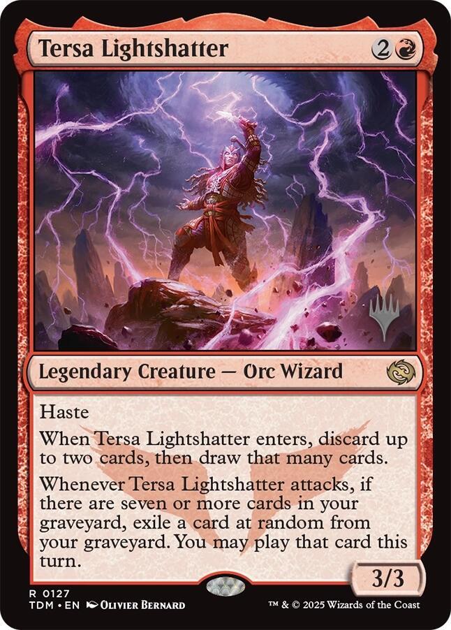 タランドゥス・スリアカブト トレーディングカード Tersa Lightshatter - Promo Pack: Tarkir: Dragonstorm - Magic: The