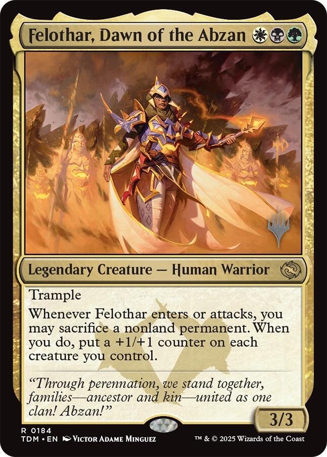 Felothar, Dawn of the Abzan - Promo Pack: Tarkir: Dragonstorm