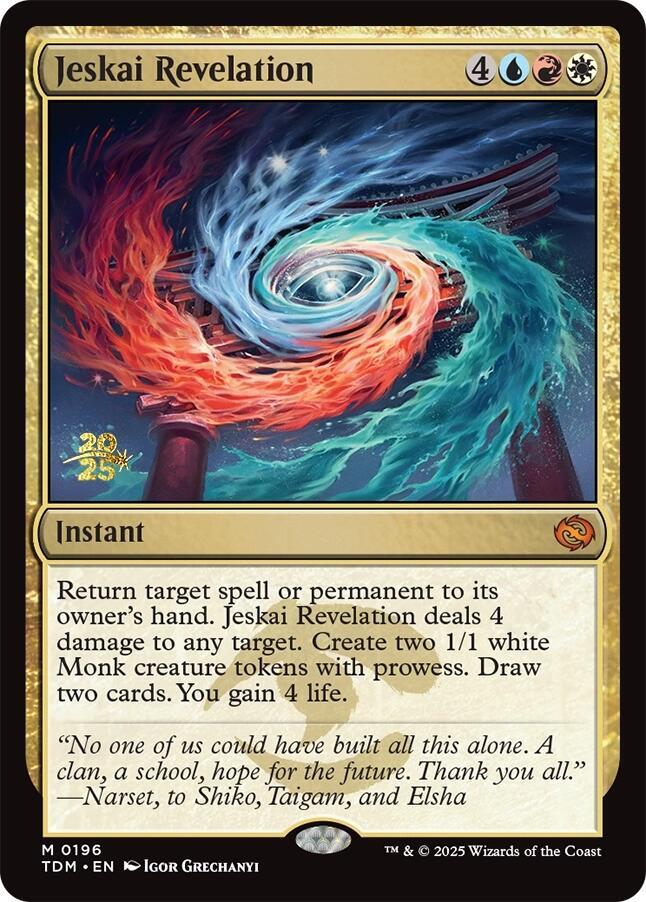 mtg jeskai card draw Jeskai Revelation (PPTDM-196)