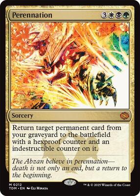 Perennation #212 – Prerelease Cards (Mythic)