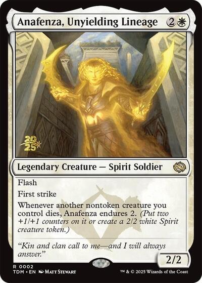 Anafenza, Unyielding Lineage (Prerelease) PTDM 2s Magic card