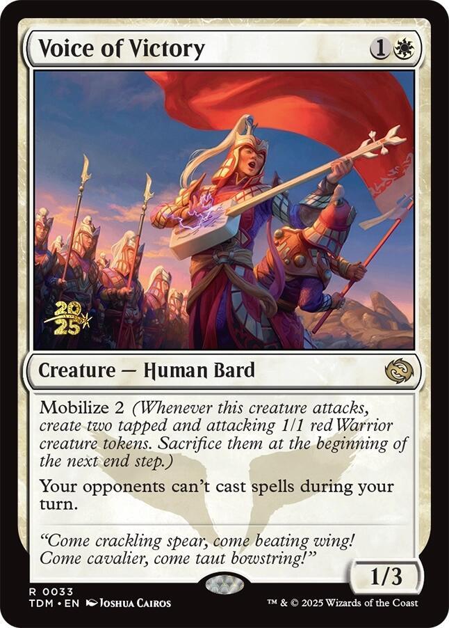 Voice of Victory - Prerelease Cards - Magic: The Gathering