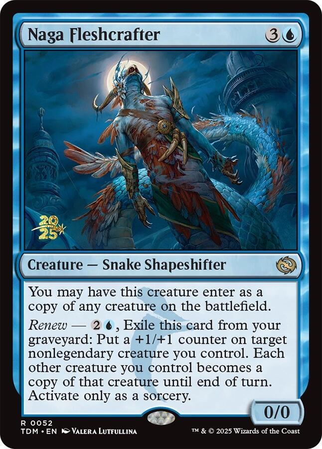 Naga Fleshcrafter #52s — Tarkir: Dragonstorm Promos