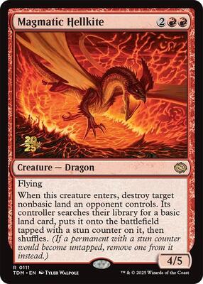 Magmatic Hellkite #111 – Prerelease Cards (Rare)