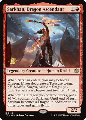 Sarkhan, Dragon Ascendant #118 – Prerelease Cards (Rare)