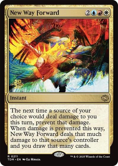 New Way Forward (Prerelease) from PTDM #211s, Magic: The Gathering card
