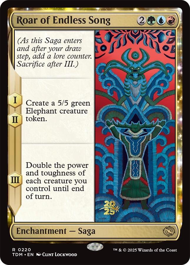 Roar of Endless Song #220s — Tarkir: Dragonstorm Promos