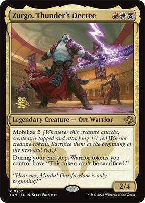 Zurgo, Thunder's Decree