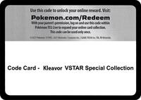 Code Card - Kleavor VSTAR Special Collection · Miscellaneous Cards & Products · #— · Normal