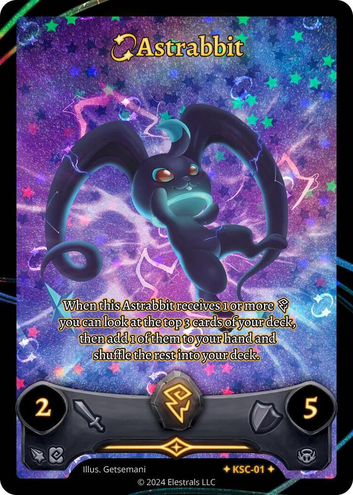Astrabbit (Full Art) (Stellar) - Clash! Promos - Elestrals