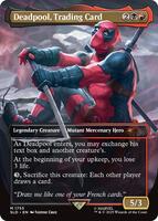 MTG Deadpool, Trading Card 英英英 MTG Deadpool, Trading Card 英英英 MTG SLD Marvel Deadpool, Trading