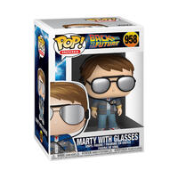 Back to the Future: Marty with Glasses #958 from Pop! Vinyl Pokemon card image