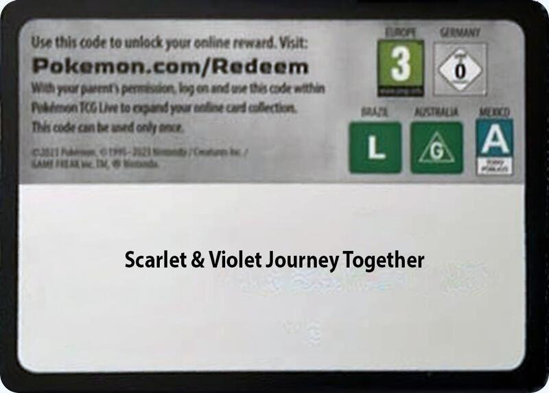 Code Card - Journey Together Booster Pack  from SV09: Journey Together