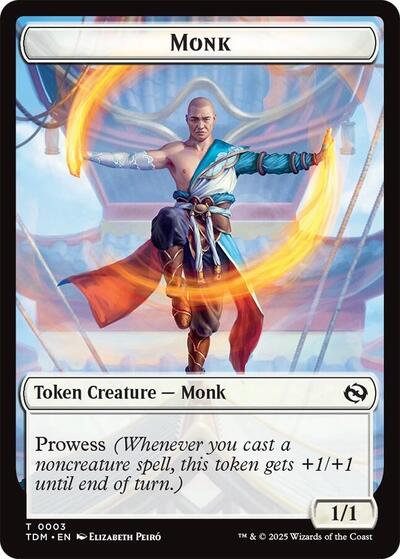 Monk Treasure Double Sided Token