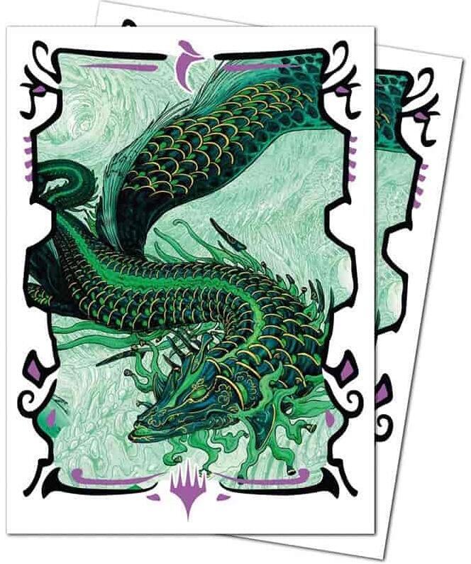 Ultra Pro Tarkir Dragonstorm Apex Sleeves Teval Arbiter of Virtue