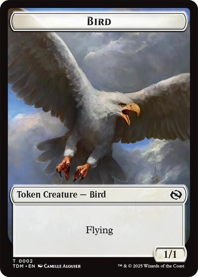 Bird Monk Double Sided Token