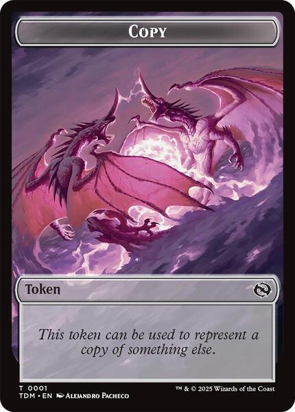 【安心発送】 Double-Sided Monk // Copy Token Dragonstorm Tarkir: - マジック：ザ・ギャザリング