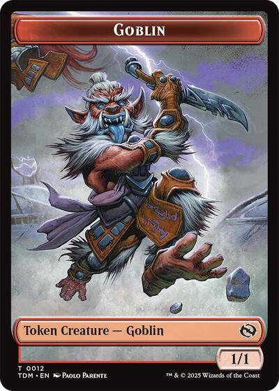 Goblin Warrior Double Sided Token
