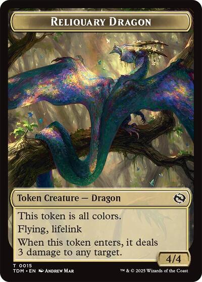 Reliquary Dragon Dragon 0011 Double Sided Token