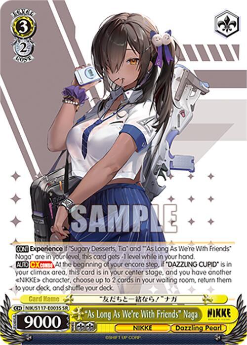 NIKKE ナガ サイン入りカード As Long As We're With Friends