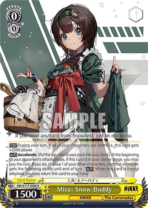 Mica: Snow Buddy - GODDESS OF VICTORY: NIKKE - Weiss Schwarz