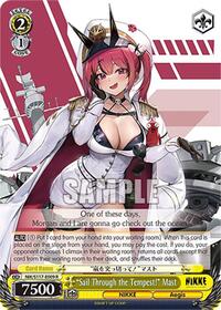 "Sail Through the Tempest!" Mast (NIK/S117-E009 R) card