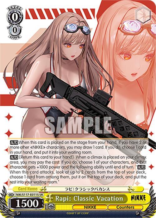 Rapi: Classic Vacation (SR) - GODDESS OF VICTORY: NIKKE - Weiss