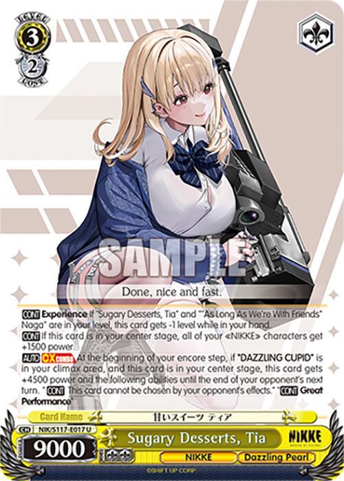 Sugary Desserts, Tia - GODDESS OF VICTORY: NIKKE - Weiss Schwarz